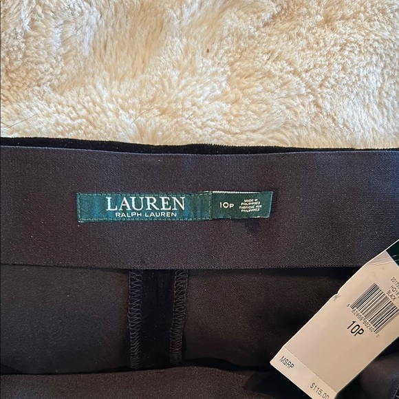 Ralph Lauren Black Pants Size Petite 10 NWT - Picture 7 of 7